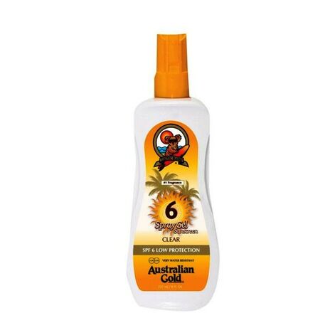 Australian Gold Clear Spray Gel, Low Protection SPF 6